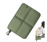 Outdoor Seat Cushions - Oxford Cloth Pearl Cotton 14.57 Inches, Waterproof Camping Pad | Thickened Folding Seat Cushion, Portable Ground Mat With Carabiner For Hiking Fishing Picnic Beach Stadium Pati