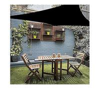 Outdoor Shade Sails Rectangle, Sun Shade Sail Canopy Waterproof UV Block Sunscreen Fabric Awning Pergolas Sunshade Cover, for Patio Lawn Garden Backyard Gazebo, Black