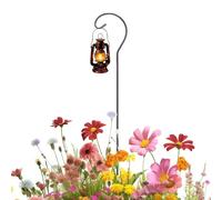 Outdoor Shepherd's Hooks - 24.21inch Height Adjustable Bird Feeder Bracket - Tall Shepherds Hooks for Outdoor | for Birdhouse Wind Chime Solar Light Plant Lantern Wreath Garden