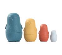 Outdoor Silicone Nesting, Dolls Penguin Shape, Stacking Nesting Dolls