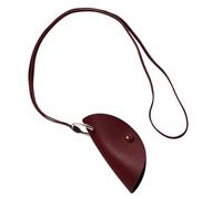 Outdoor Small Leather, Bags for Women, Semi-Circular Neck Headphones, Bag
