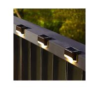 Outdoor Solar Deck Light Set of 16, Waterproof LED Step Lights Suitable for Outdoor Use