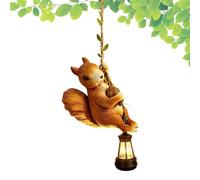 Outdoor Solar Light - Cute Animal Shape Waterproof Decorative Lantern On Vines For Charming Solar Powered Garden Illumination | Durable Weather Resistant Design Charges In Sunlight And Provides