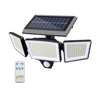 Outdoor Solar Lights - Motion Activated Floodlight, Weather Resistant High Lumen Build, Wide Angle Coverage | Efficient Night Safety Lighting For Outside Lawn Fence Driveway Parties Decor