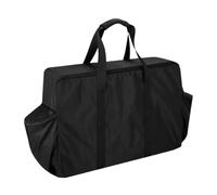 Outdoor Stove Carry Bag, Portable BBQ Tool Storage, 27.17x8.27x16.93 Inches Foldable Protective Organizer, Sturdy Grill Utensil Carrier for Small Tank Accessories, Barbacoa, Camping, Travel Use