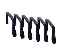 Outdoor String Light Hooks - 6 paquetes, Heavy Duty Gutter Clips, 15,5 cm | 3D Printed, Christmas Light Hangers, Garden Festoon Fixings For Roof, Wreath, Holiday, Balcony, Wedding, Eaves, Party