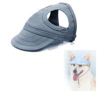 Outdoor Sun Protection Hood for Dogs, 2024 New Sun Hat for Dogs, Dog Outdoor Sun Protection Hat, Hat Sun Sun Protection Visors for Dogs, with Ear Holes and Adjustable Strap (X-Large,Navy Blue)