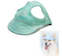 Outdoor Sun Protection Hood for Dogs, 2024 New Sun Hat for Dogs, Dog Outdoor Sun Protection Hat, Hat Sun Sun Protection Visors for Dogs, with Ear Holes and Adjustable Strap (X-Large,Cloud Green)