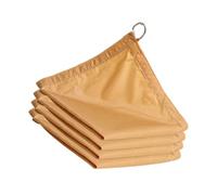 Outdoor Sun Shade Sail, Portable Canopy Shelter, Garden Patio Shade Cloth | waterproof portable uv blocking durable shade accessory with ropes for patios gardens beaches decks porches playgrounds