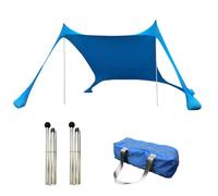 Outdoor Sun Shelter - 82.67x59.05in Nylon Blend Cover, Adjustable Ventilation Shade Canopy, Wear Resistant Oxford Carrying Bag | Fabric Windproof Grass Pavilion for Patio Backyard