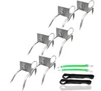 Outdoor Tree-Climbing Anti-Slip Cat Claw Shoes Set, 2025 Upgrade Tree Climbing Spikes, Portable Tree Spikes for Outdoor Activities (Four Claws,Set 3)