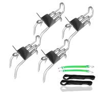 Outdoor Tree-Climbing Anti-Slip Cat Claw Shoes Set, 2025 Upgrade Tree Climbing Spikes, Portable Tree Spikes for Outdoor Activities (Five Claws,Set 2)