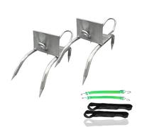 Outdoor Tree-Climbing Anti-Slip Cat Claw Shoes Set, 2025 Upgrade Tree Climbing Spikes, Portable Tree Spikes for Outdoor Activities (Four Claws,Set 1)