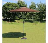 Outdoor Umbrella Garden Lawn Table Sun Canopy Iron Pole Umbrella UV Protective 270cm*250cm