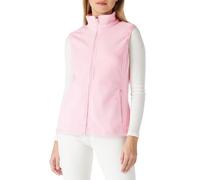Outdoor Ventures Chaleco de forro polar con cremallera para mujer, con bolsillos, cálido, sin mangas, para otoño e invierno, Rosado, XL