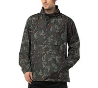 Outdoor Ventures Chubasquero para hombre suéter impermeable con capucha chaqueta reflectante plegable chaqueta ligera para bicicleta cortavientos transpirable chaqueta softshell para senderismo correr