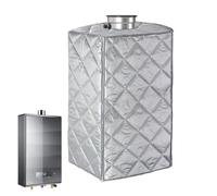 Outdoor Water Heater Insulation Cover - Tank Enclosure for Weatherproof Protection | Aluminum Coated Polyester with Heat Retention Layer, Windproof and Sun Resistant Design Energy 18.5x12.99x29.53 in