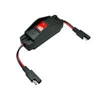 Outdoor Waterproof Power Cut-Off Switčh - IP67 Rated High-Powêr Junction Box With Illuminated Boat-Style Rocker Switch | Professional Grade Weatherproof Sŵitch Bõx For Garden Lights Pumps And Marine V