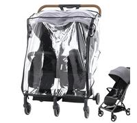 Outdoor Weather Shield Snow Cover - Stroller Rain Cover | Windproof Clear Breathable Protector para invierno verano al aire libre Travel Daily Shopping Walking Camping Beach
