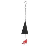 Outdoor Wind Chimes for Yard - Non - Oxidizing Iron Bird Bell with Geometric Design | Relaxing Sound for Garden/Fence/Terrace | Handmade Hanging Decoration, 50cm
