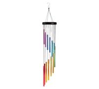 Outdoor Wind Chimes, Metal Tuned Chime, 12 tubos impermeables con Resonance elegante para Porch Backyard Terrace Lawn Funeral Home Entryway Garden Use, 23,62 x 3,35 pulgadas