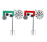 Outdoor Wind Spinner Metal Tractor Motion Art Wind Spinner