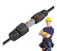 Outdoor Wire Connector - Electrical Extension Box, Gland Prevent, Short Circuits Conduit Distribution | Screw Lock for Street Garden Landscape Sleeve Coupler Junction Plug