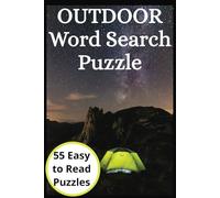 Outdoor Word Search Puzzle: Camping Word Search Books for Adults and Kids for lots of Wilderness and Campfire Fun