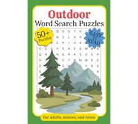 Outdoor Word Search Puzzles: Letter Grid Puzzles with Easy to Read Print about Wildlife, Nature, Earth, and More | 6x9 inches, 120 pages | 50+ puzzles... Gift for Vacations, Holidays and Relaxation