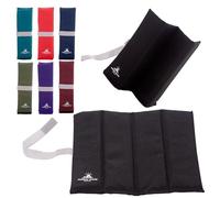 Outdoor World Alfombrilla Plegable para Sentarse - Almohadilla de Asiento portátil con Aislamiento térmico, Impermeable, a Prueba de Humedad - Ligera para Sentarse, Acampar, Caminar, Pescar (Negro)