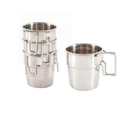 OutdoorAdventureDrinkware, PortableCampingCoffeeCup: Ideal for Your Next Trek Into The Wilderness, Offering Convenience And Durability