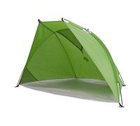 outdoorer Refugio de playa Helios Air - Refugio de viaje con protección UV 80 y ventana con cierre, tienda de playa para viajes (verde)
