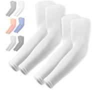 OutdoorEssentials Mangas para Brazos - 2x Pares Mangas Cubre Brazos para el Sol - Manguitos Running Voleibol Bicicleta Baloncesto Ciclismo Running Tenis - Set de 4x Protector Antebrazo