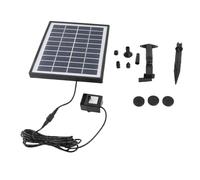 outdoorm 10V 6.5W Solar Floating Fountain IP68 Proof Solar Water Fountain Pump for Outdoor Garden