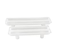 outdoorm 2 moldes de silicona con mango de bandeja para manualidades, molde con mango para tablero de servir, plato de ágata, bandeja de joyería, armario