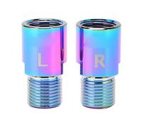 outdoorm 2 piezas de extensores de pedales de bicicleta, acero resistente y duradero, ahorran esfuerzo, protección para las rodillas, tornillo de extensión de pedal de bicicleta (20 mm)