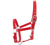 outdoorm 6 mm Engrosado Color Rojo Ajustable Brida de Caballo Control Halter Accesorios para Montar
