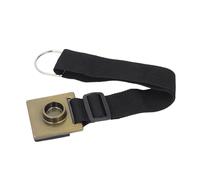 outdoorm Anclaje de Clavija para Violonchelo, Longitud Ajustable, Anillo en D de Metal, tapón Antideslizante para Clavija, Dispositivo Antideslizante para Violonchelo