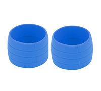 outdoorm Bicicleta Silicona Correa elástica fijación Anillo antiskip enchufes Correa bucles de la Barra de Bicicleta de Carretera Cinta Adhesiva (Azul)