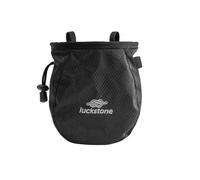 outdoorm Bolsa de tiza para escalada en roca, cinturón ajustable, bolsa con cordón y cepillo para escalada en roca (Roja)