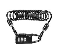 outdoorm Casco de Bicicleta de montaña Motocicleta portátil Alambre de Acero Cerradura de contraseña de Tres dígitos