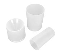 outdoorm Cilindro pluviómetro Medición de escala precisa profesional Pluviómetro de plástico transparente para instrumento de enseñanza de ciencias 400 ml