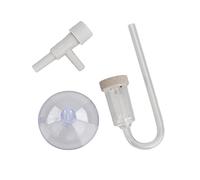 outdoorm Difusor de CO2 para Acuario, nanotecnología acrílica Transparente, Alta Velocidad de disolución, Contador de Burbujas para pecera (Metro)