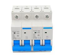 Outdoorm Disyuntor de enclavamiento 2P 4500A Capacidad de ruptura Interruptor de transferencia de aire de enclavamiento de doble potencia 400V 63A