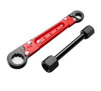 outdoorm Juego de llaves angulares doble acción con mordaza ajustable de acero. Herramientas de plomería.