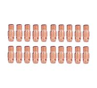 outdoorm Juego de Piezas de Repuesto de Accesorios de Antorcha de Soldadura WP-9F de Cobre de Cuerpo de Mandril TIG de 20 Piezas