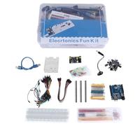 outdoorm Kit de Placa de Desarrollo Kit de componentes electrónicos multifuncionales de Inicio de 830 Agujeros para R3