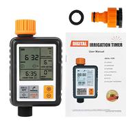 outdoorm Pantalla LCD Inteligente automática Controlador electrónico del de riego con Temporizador de Agua para jardín