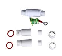 outdoorm PoE Gigabit RJ45 Protector contra sobretensiones Dispositivo de protección contra sobretensiones pararrayos de Red a Prueba de Agua 12-57V