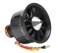 outdoorm QX-Motor Juego EDF de 64 mm Motor sin escobillas QF2822-3500KV con ventilador con conductos de 12 aspas para avión RC